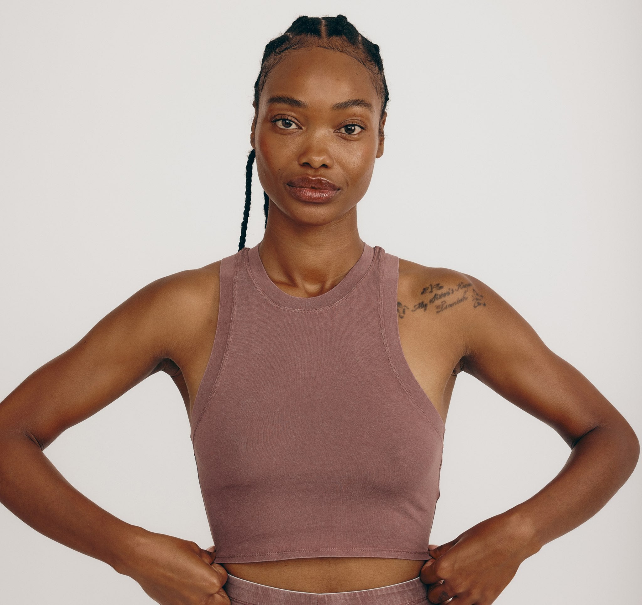 ORGANIC COTTON<br>Core Crop Tank Top