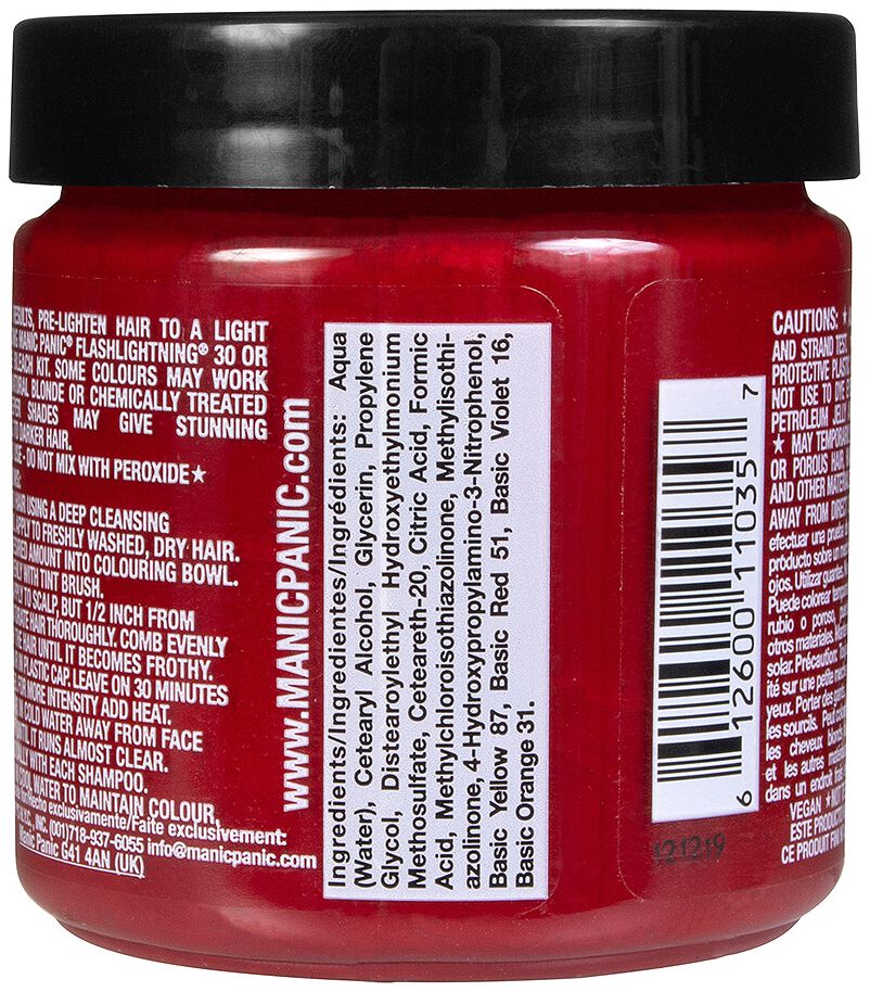 Rock n´Roll Red - Classic | Manic Panic Teinture pour cheveux