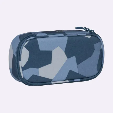 Beckmann Ovales Schlamperetui Sport Junior, Blue Camo
