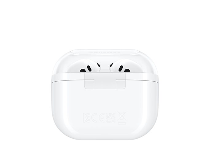 Galaxy Buds3 ANC Wireless Bluetooth Kopfhörer Headset mit 360° Audio   Qi Lade Case (SM-R530NZWAEUC) - Weiss