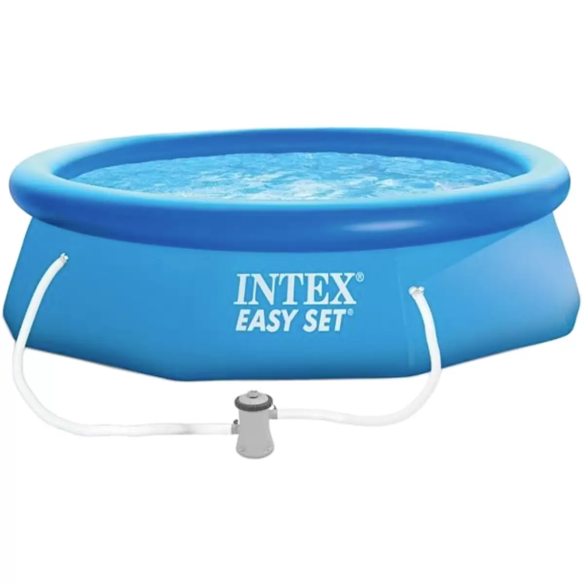 Pool mit Filterpumpe Blau