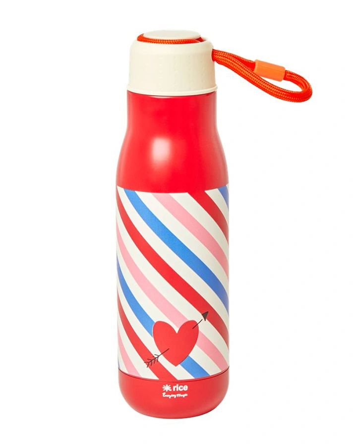 Edelstahl-Trinkflasche CANDY STRIPES (0,5l)