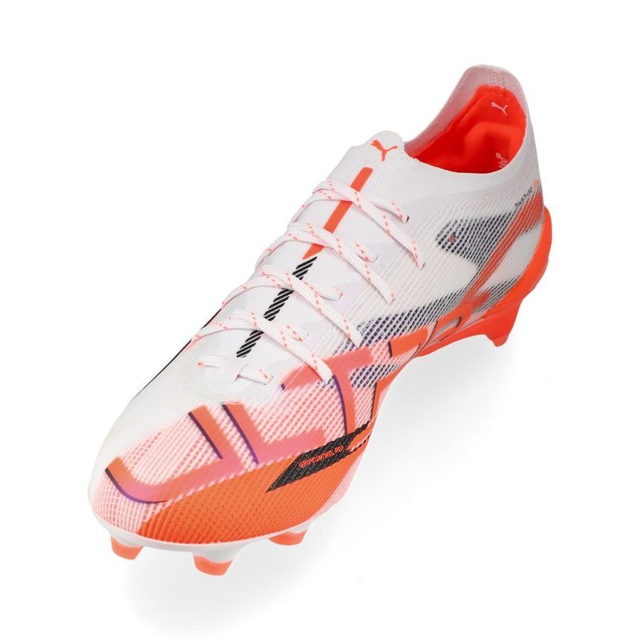 PUMA Ultra 5 Ultimate FG Unlimited - Blanc/Noir/Glowing Red