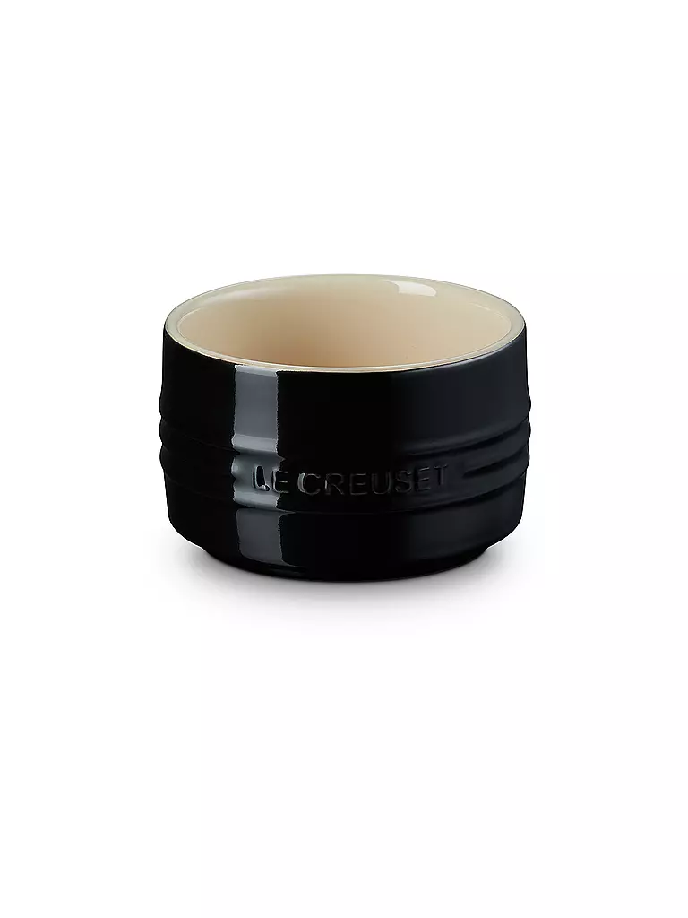 LE CREUSET Stapelbare Förmchen 9cm/2l Schwarz schwarz