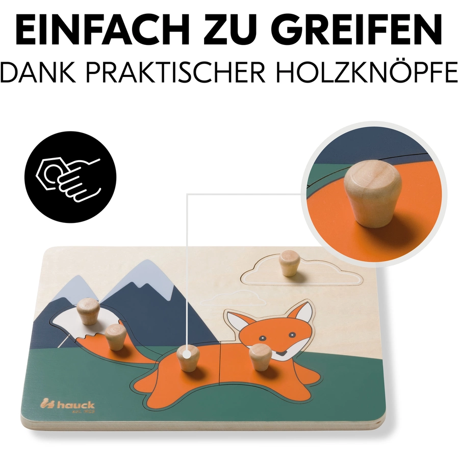 hauck Steckpuzzle Puzzle N Sort Fox