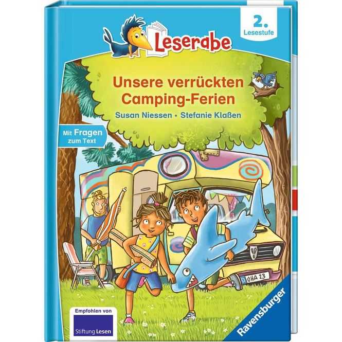 Leserabe - 2. Lesestufe - Unsere verrückten Camping-Ferien
