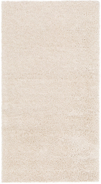 Tapis shaggy Coltrane L. 150 x l. 80 x ep. 3 cm crème GoodHome