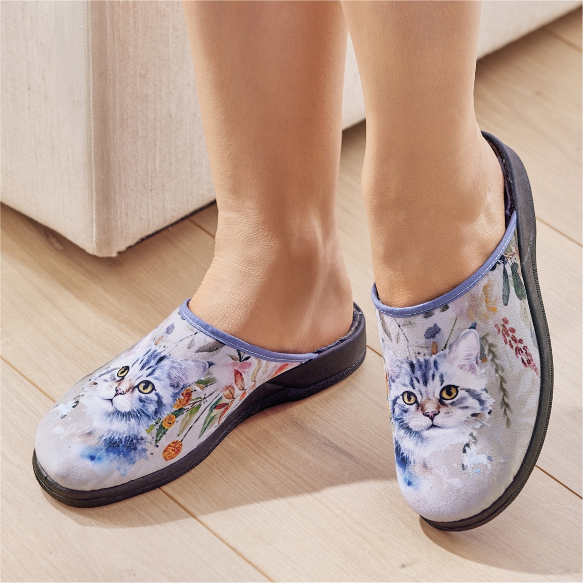 Mules Smokie Imprimées chat - taille 38