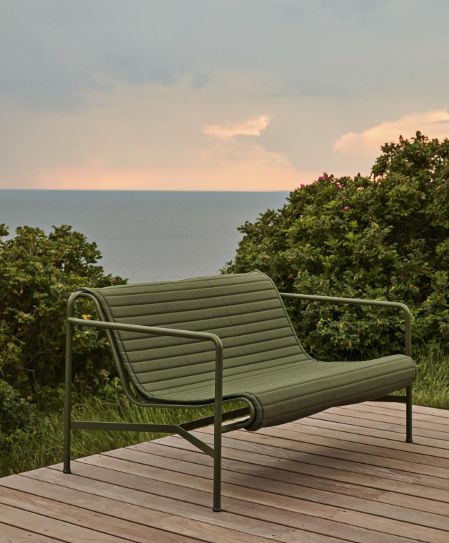 Hay Quilted zitkussen Olive voor Palissade Lounge bank