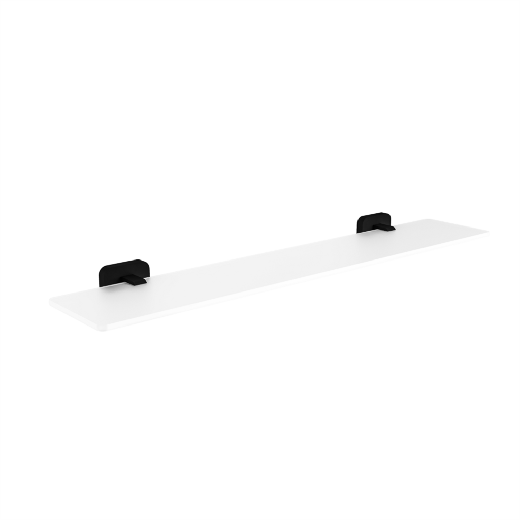 Eastbrook Asti messing glazen planchet zwart mat