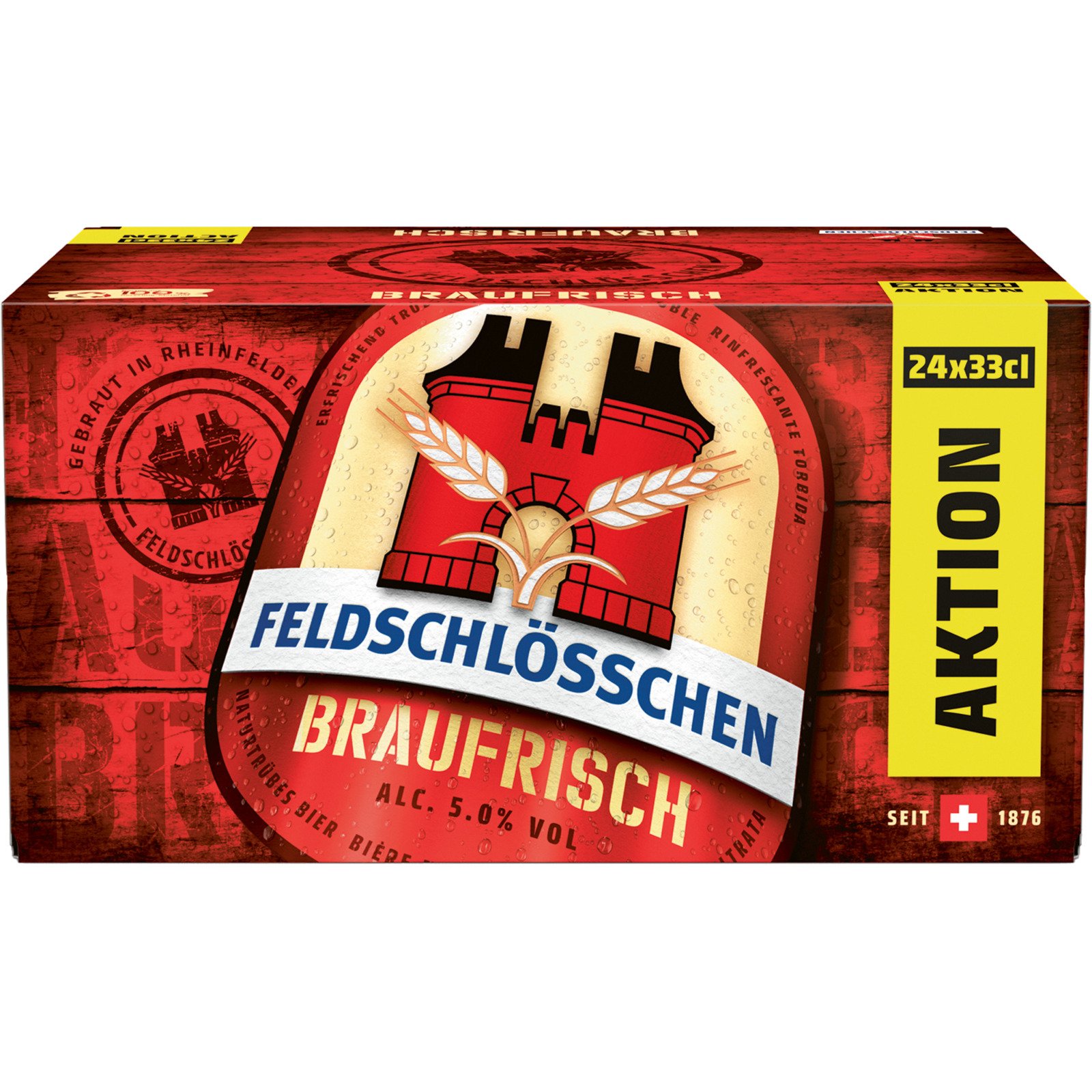 Feldschlösschen Braufrisch Bier 24 x 33 cl