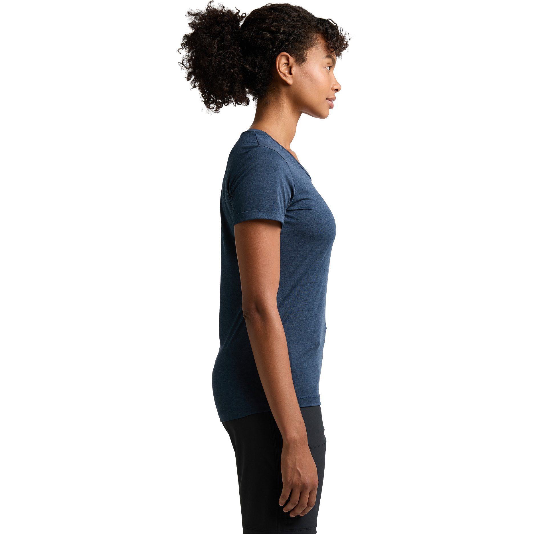 Haglöfs Ridge Hike T-Shirt Damen tarn blue solid