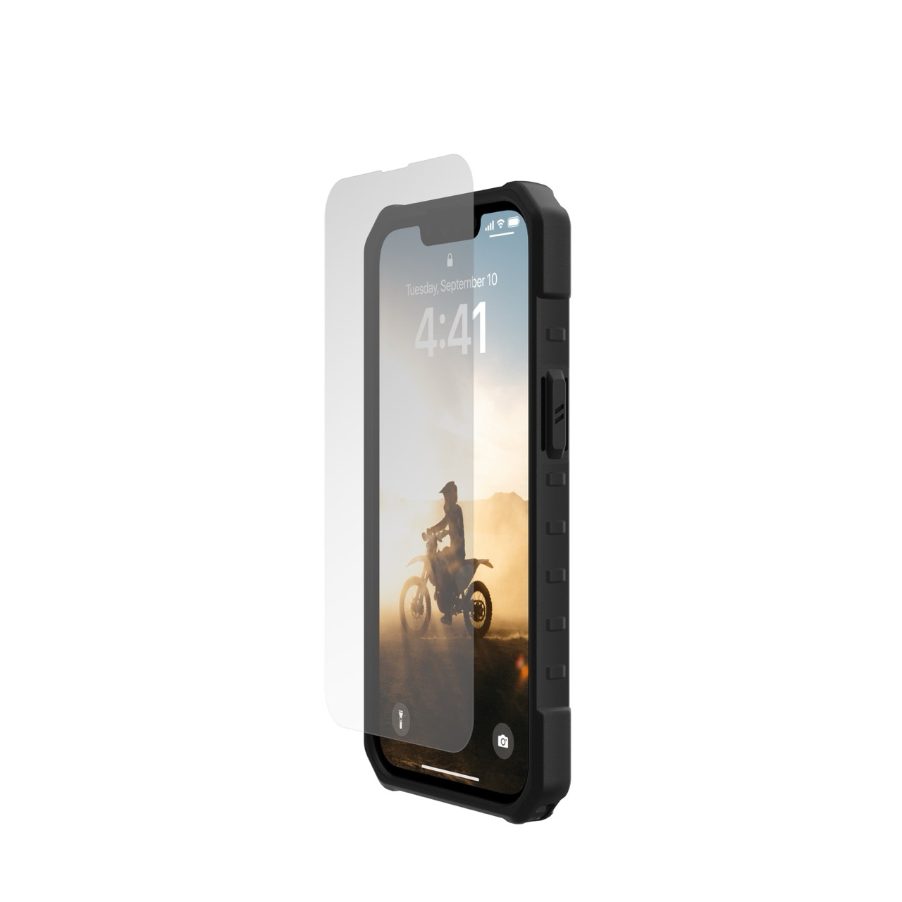 iPhone 16e Shield Plus Antibakterielles Panzer Glas Case Friendly   Montagerahmen (14437311NA)