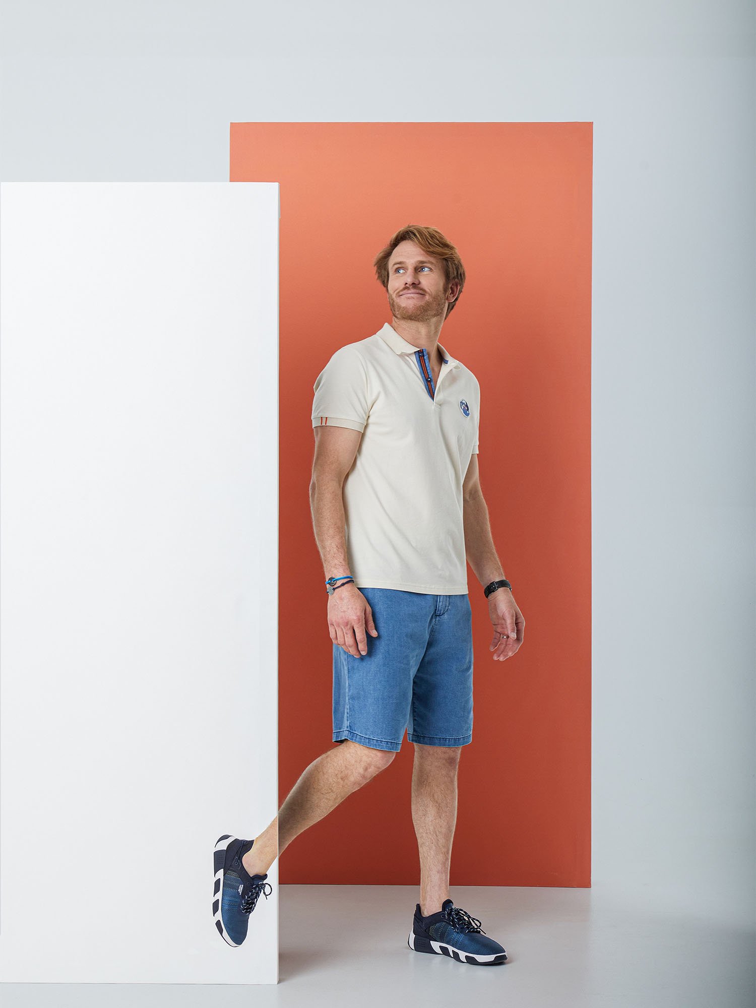 Polo Homme Capsule F. Gabart Blanc
