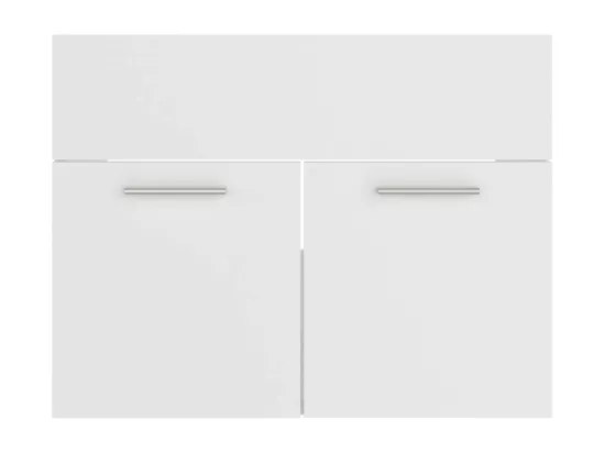Ensemble de meubles de salle de bain Blanc 10