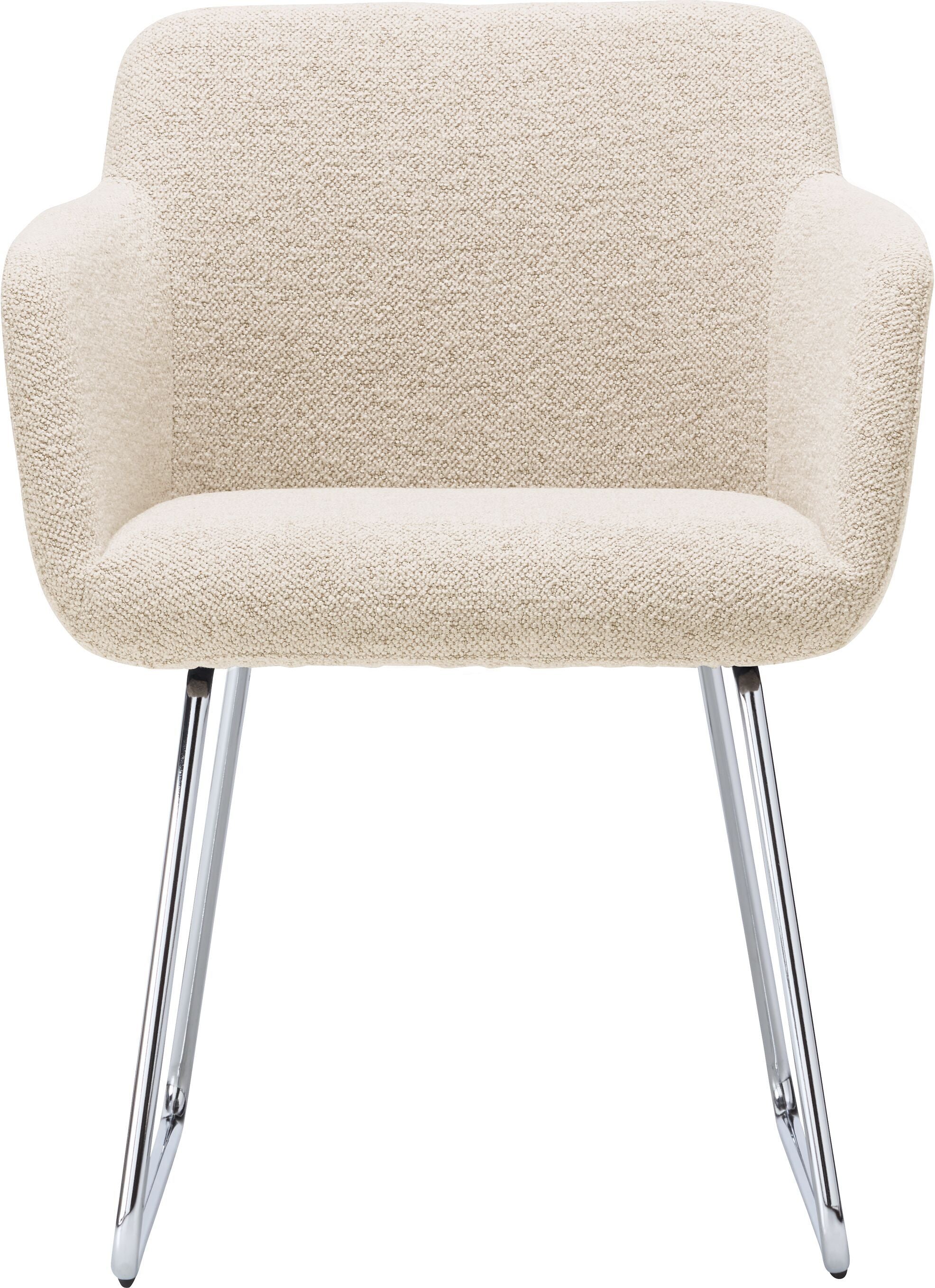 PECORA Stuhl - Beige / B: 57.5 cm x T: 58.0 cm x H: 76.0 cm