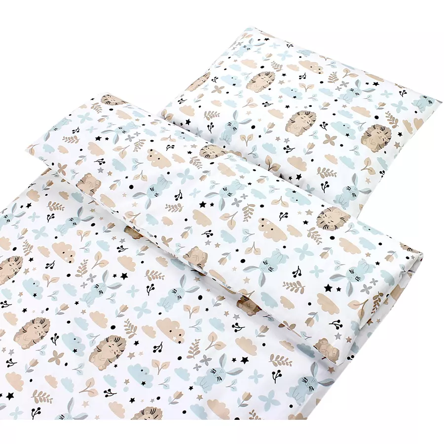 TupTam Kinder Bettwäsche Set 2-tlg blaubeige
