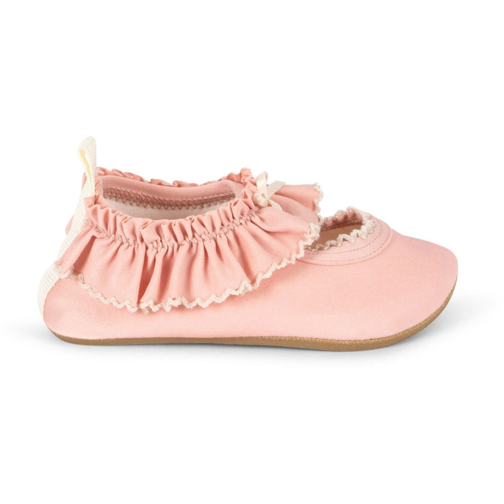 Køb Konges Sløjd Powder Pink Kitty Flæse Badesko