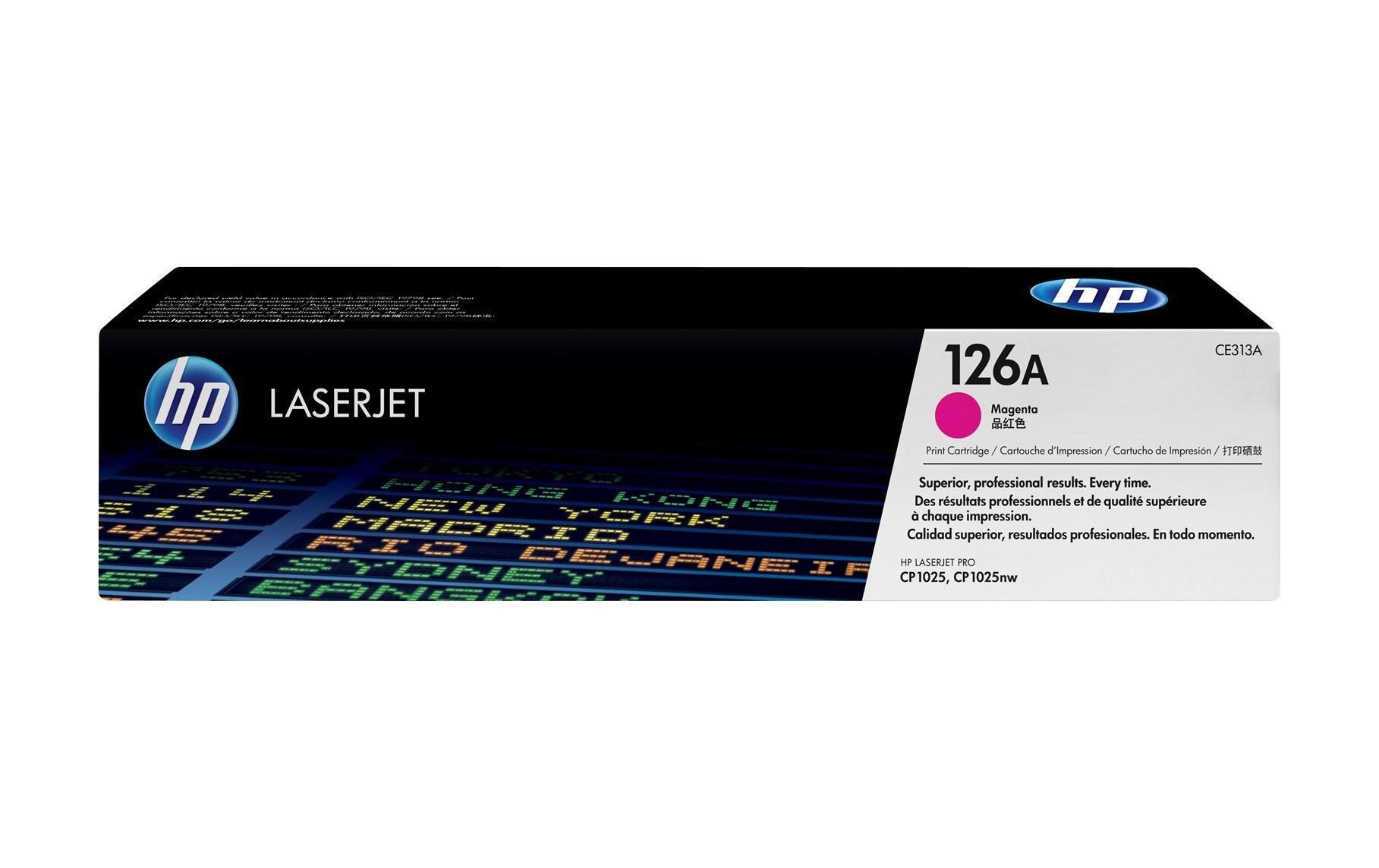 Toner Nr. 126A (CE313A) MagentaTonerkartusche