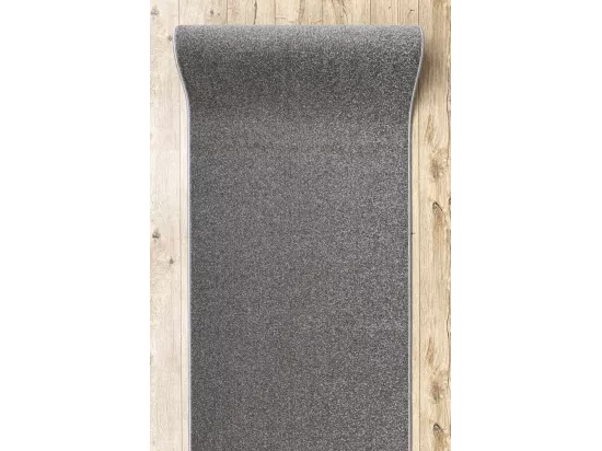 Tapis de couloir KARMEL plaine, une couleur gris 70x890 cm