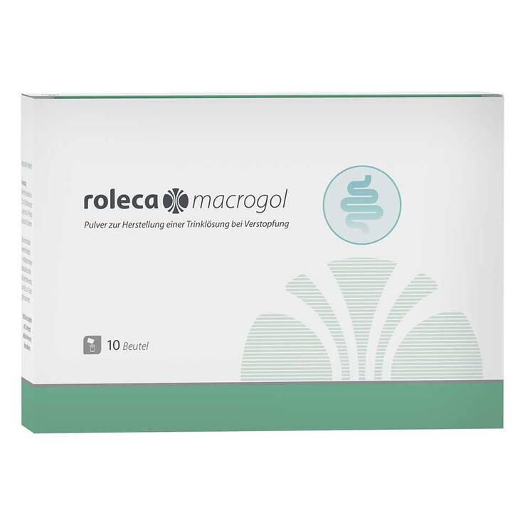 roleca® macrogol Pulver zur Herstellung einer Lösung bei Verstopfung, 10 St