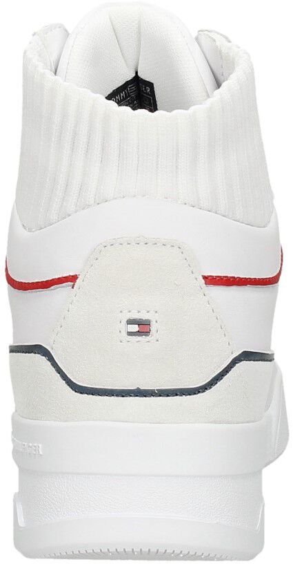 Tommy Hilfiger High Cut Seasonal Basket Sneaker wit
