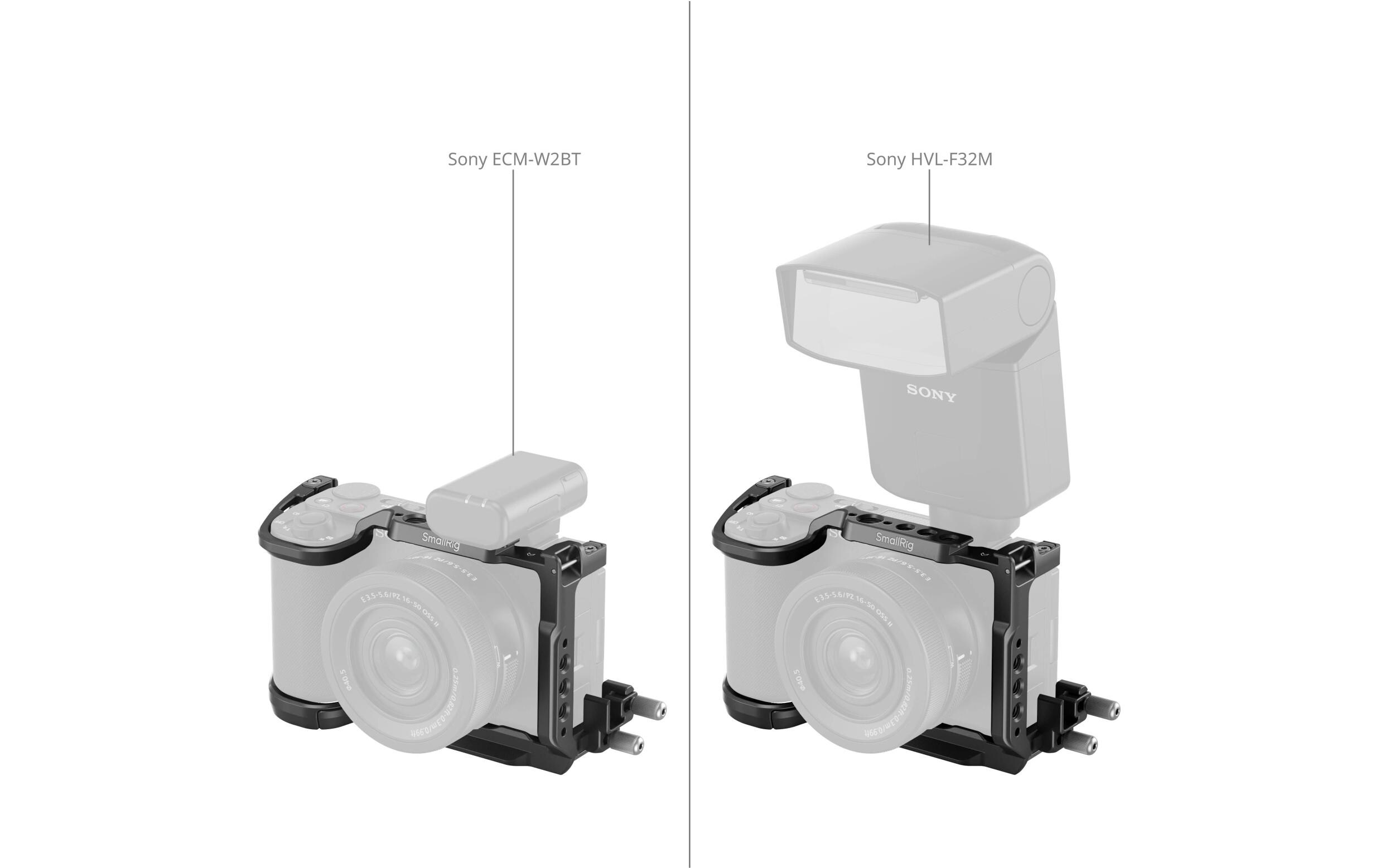 Cage Kit für Sony ZV-E10 IISchützt die Kamera und bietet Anschlussmöglichkeiten