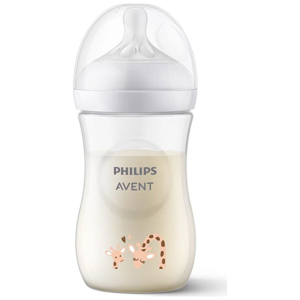 Philips AventPhilips Avent   Natural Response Babyflasche mit Motiv Giraffe