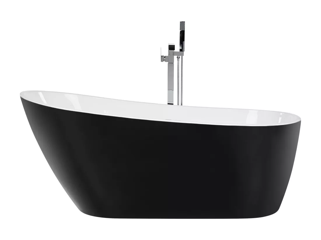 Baignoire îlot noire 170 x 78 cm SOLARTE