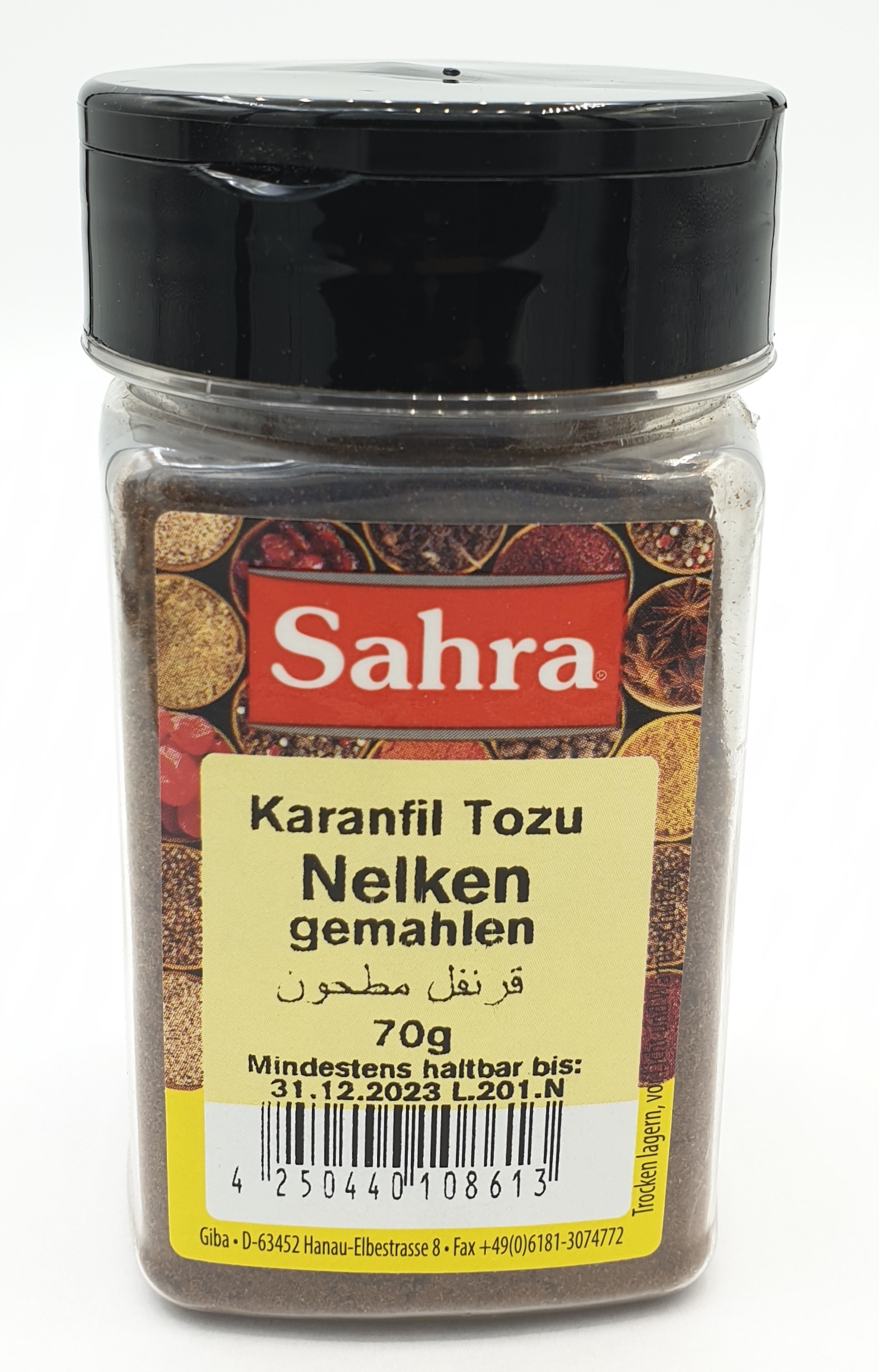 Sahra Nelken gemahlen 70g MHD:31.12.24