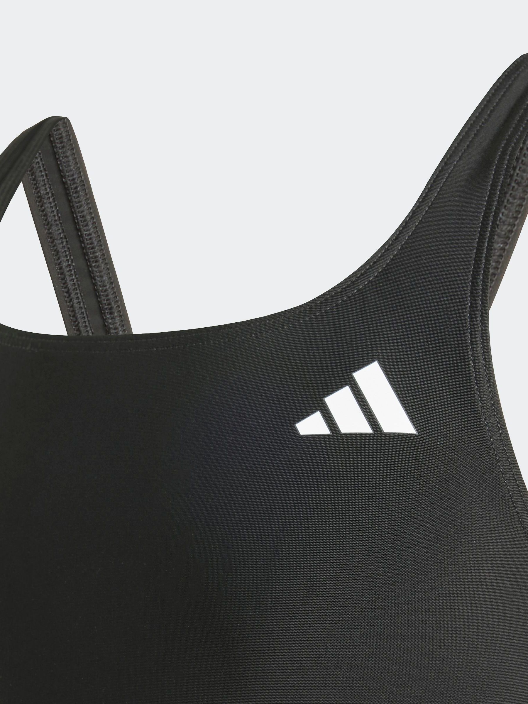Zwart - adidas V-back Kids Swimsuit