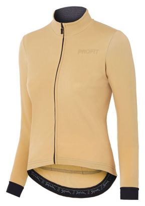 Maillot Manches Longues Femme Spiuk Profit Cold&Rain Beige