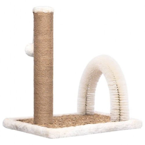 Arranhador para Gatos vidaXL com Arco de Escova, Marrom