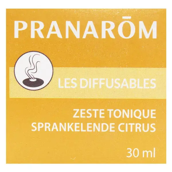 Mistura de Óleos Essenciais Orgânicos Pranarôm Diffusables, Revigorante e Cítrico, 30ml