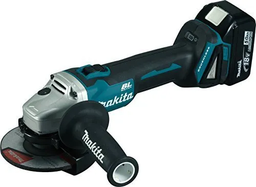 Makita DGA504RTJ - Vinkelkværn - ledningfri - 125 mm - 2 batterier - 18 V