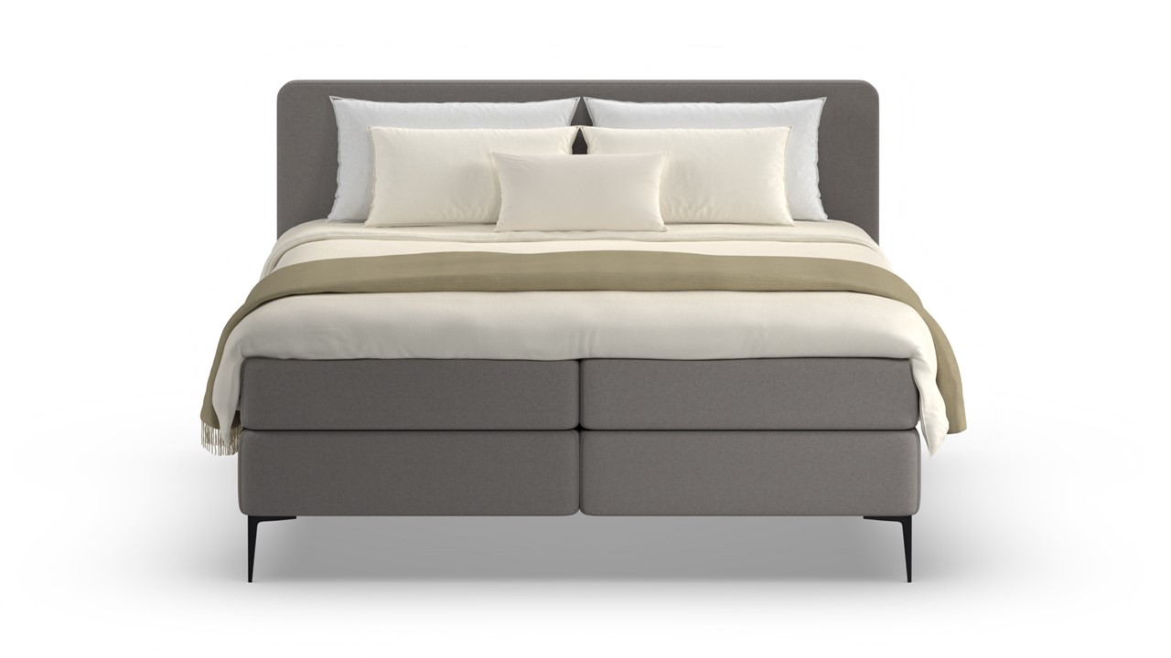 Boxspring Glade - Warm wool dark grey