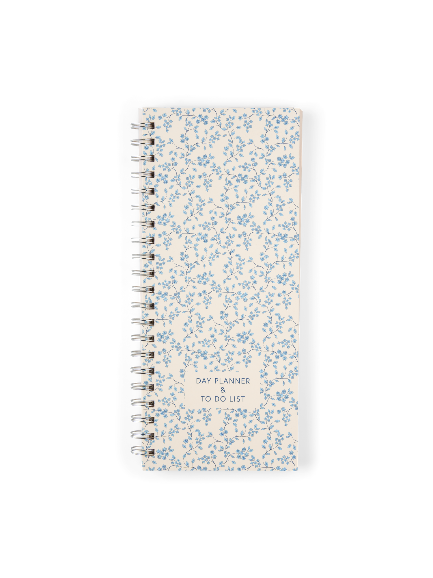 Planlægger 12 x 28 | Papir. 12 x 28 cm. 120 sider. | Off White, Blue