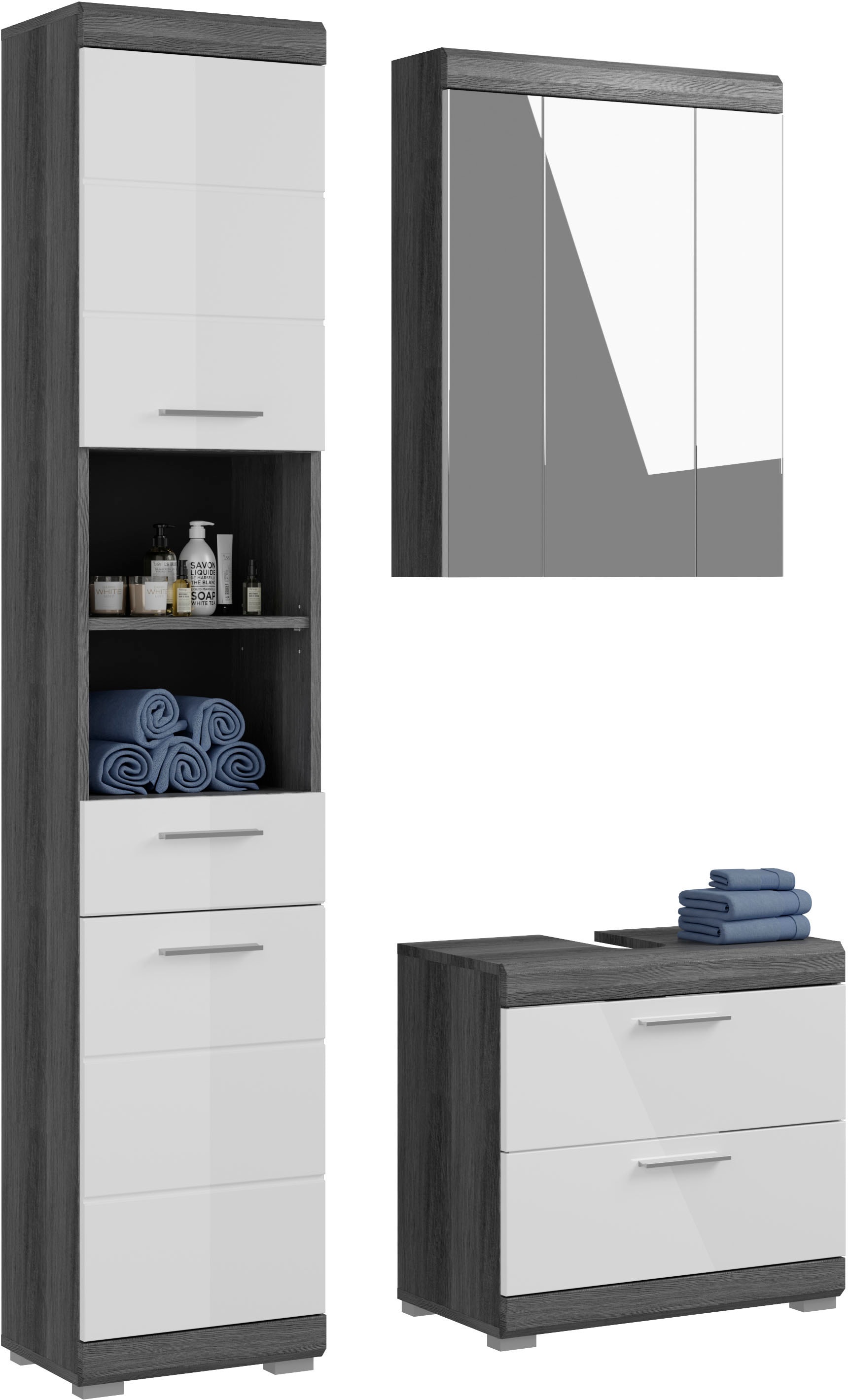 INOSIGN Badmöbel-Set »Siena, 3 teilig, bestehend aus:« Set, TOPSELLER!, 3 Stk. tlg.