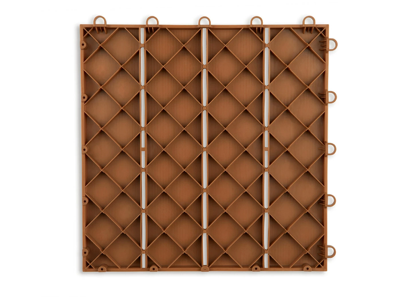 Terrassenplatten, 12er-Set, mit Stecksystem