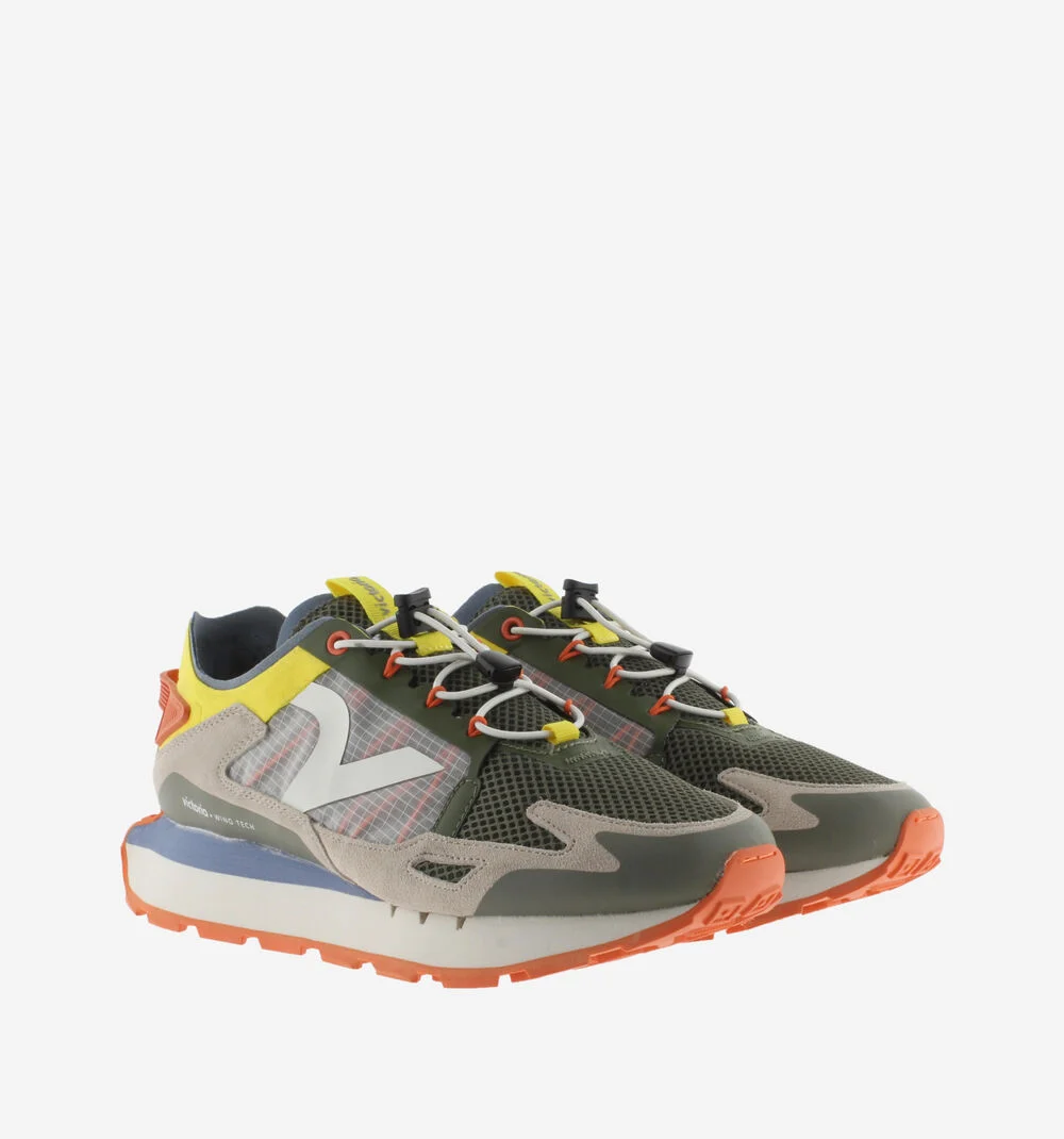 WING TECH - MOUNTAIN Baskets pour homme avec stabilisateur KAKI