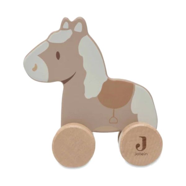 Jollein Nostalgic Ride Paard Op Wielen - Hout
