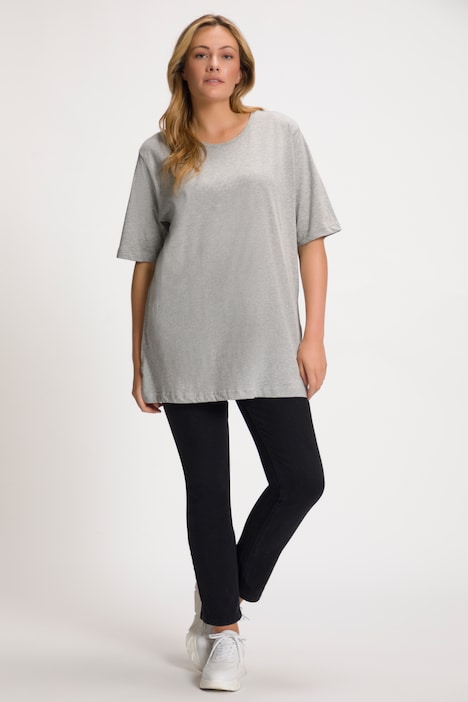 T-Shirt, Rundhalsausschnitt, Relaxed, Halbarm