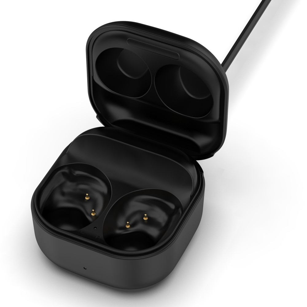 (600mAh) Ladecase mit USB C Ladekabel für Samsung Galaxy Buds FE (SM-R400) Kopfhörer - Schwarz