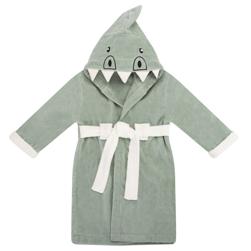 Peignoir de bain éponge Crocodile - Vert