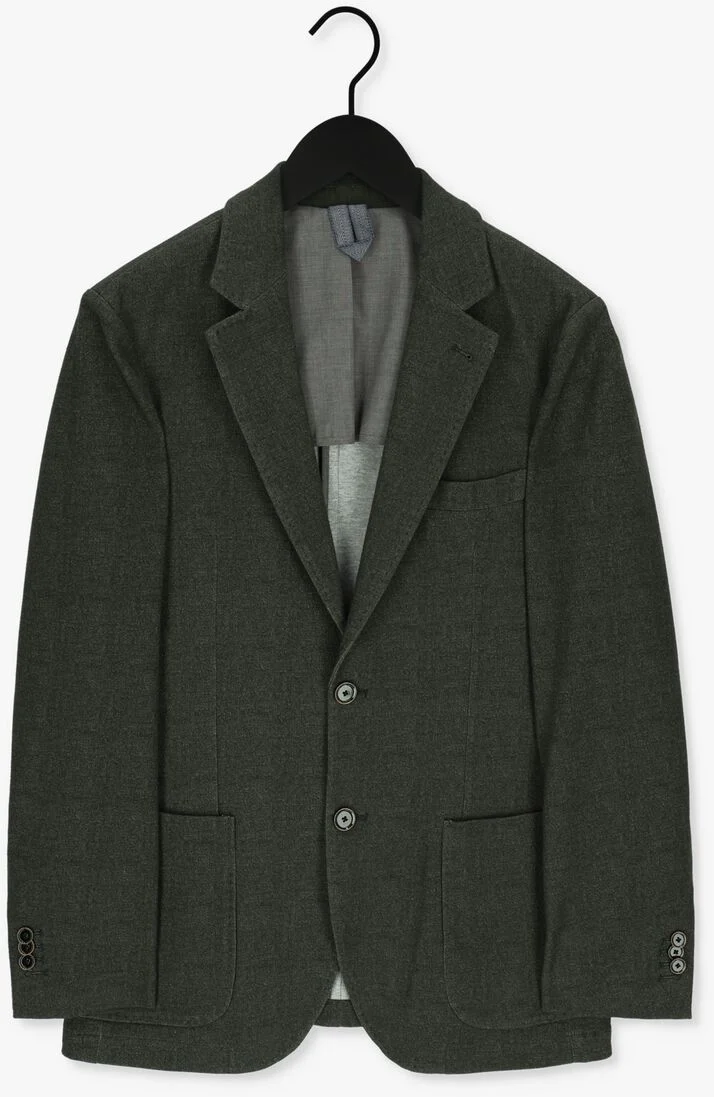 PROFUOMO donkergroene profuomo colbert jacket knitted ho