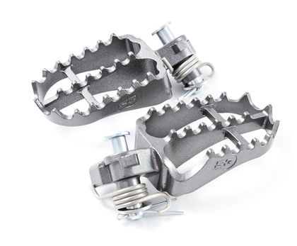 Repose-pieds S3 Hard Rock Enduro acier titane