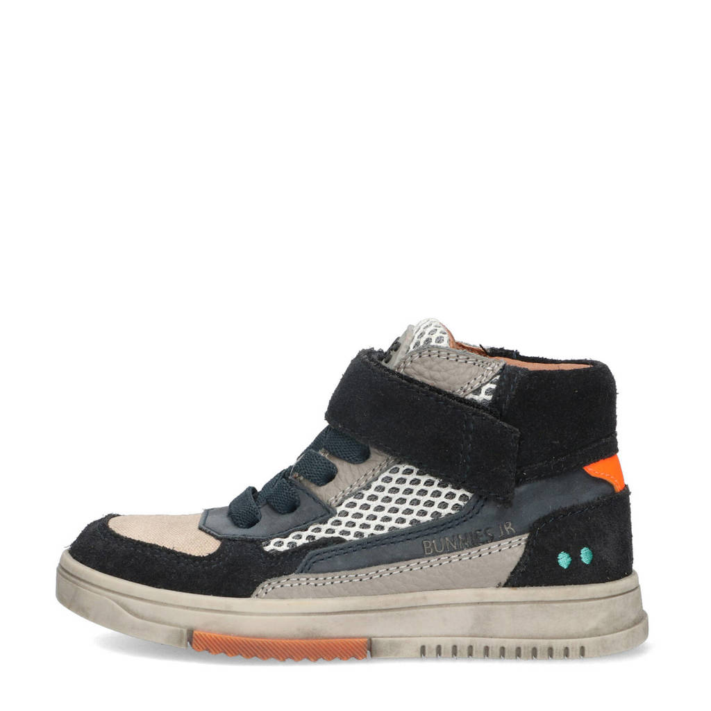 BunniesJR suède sneakers donkerblauw