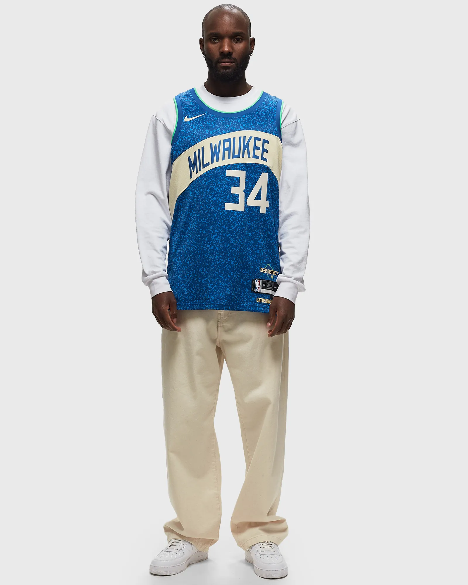 Camisa Nike Milwaukee Bucks Nike City Edition Swingman 23