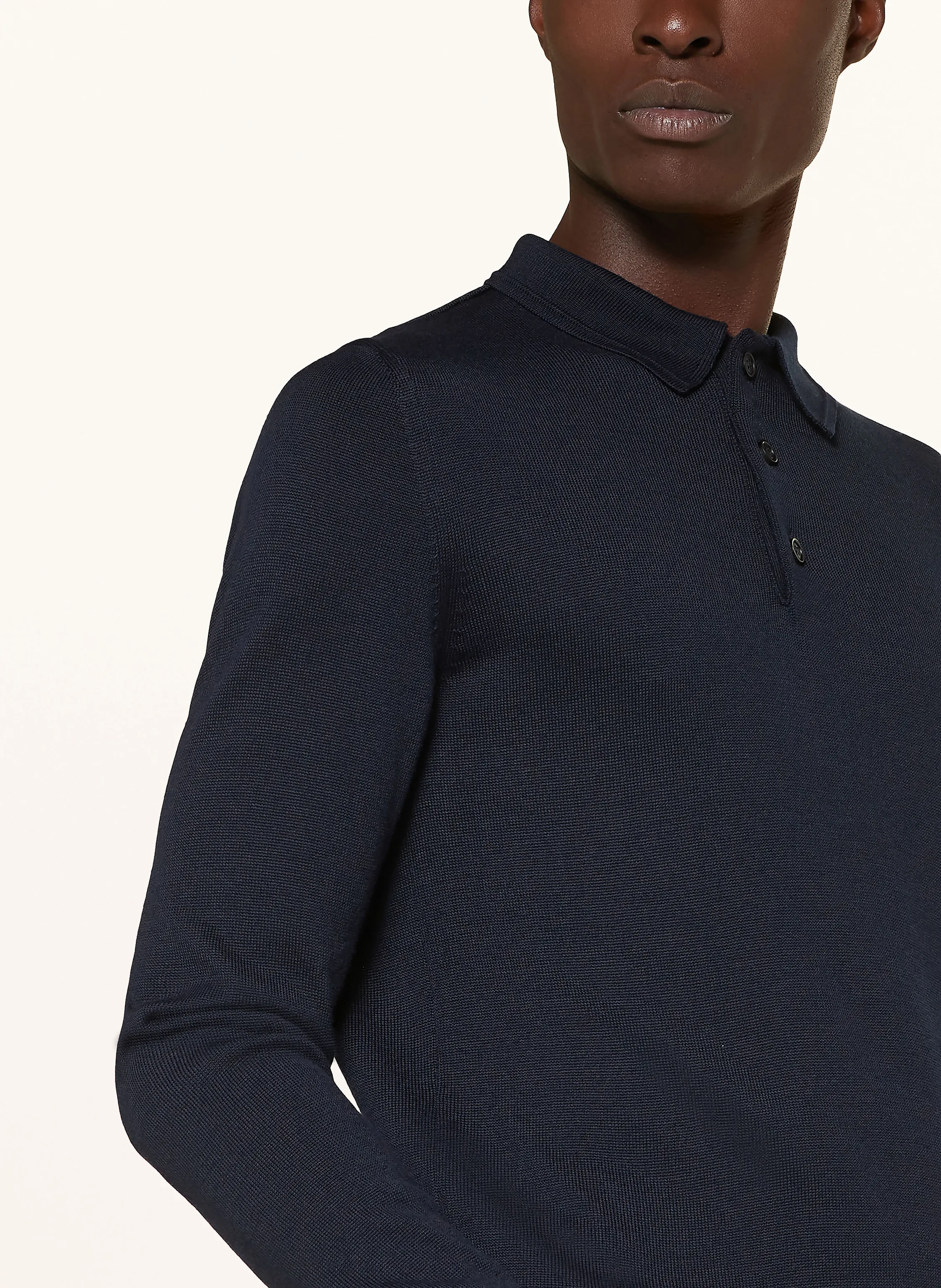 PAUL Strick-Poloshirt