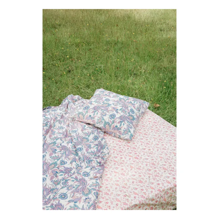 Louise Misha Housse de couette Noemie en coton bio | Violet